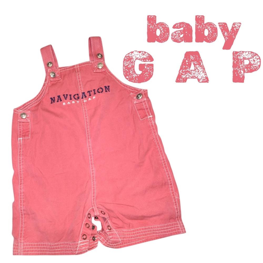 Vintage baby GAP Red Kids Overalls